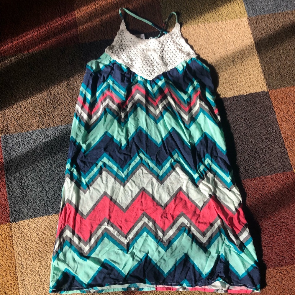 RUE 21 SUNDRESS CHEVRON PATTERN NWT